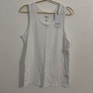 NWT- Goodfellow- men’s white tank size small